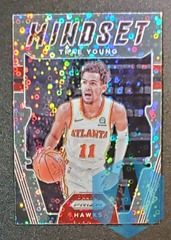 2021-22 Panini Donruss Optic Mindset Trae Young #12 Fast Break Silver Disco Hawks